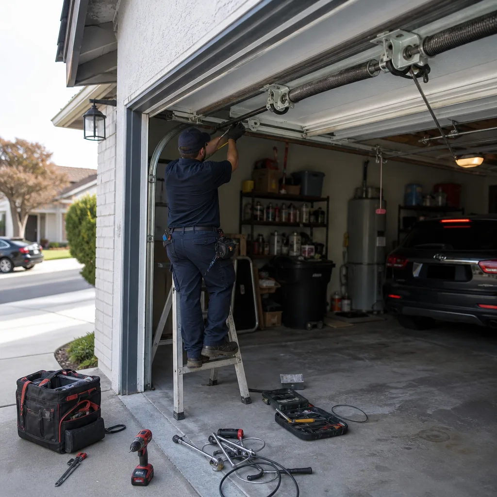 Emergency Garage Door in Orange