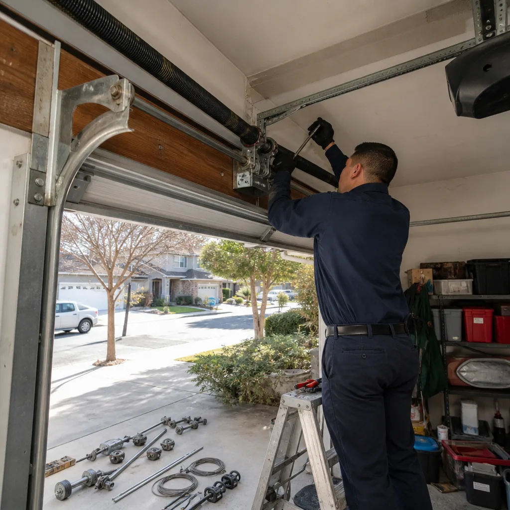 Garage Door Parts in Orange